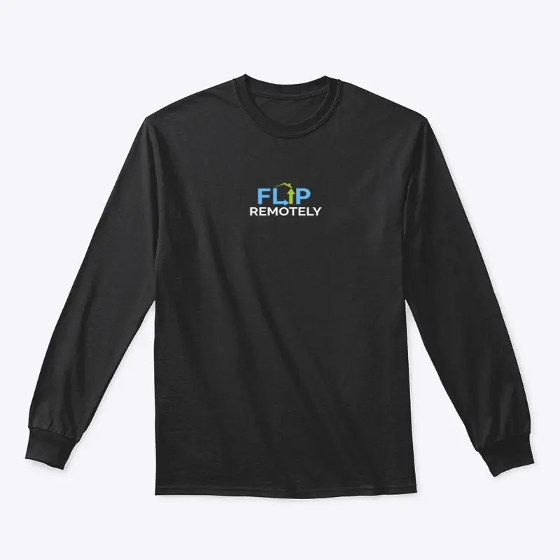 Flip Remotely Black Mens Long Sleeve Tee